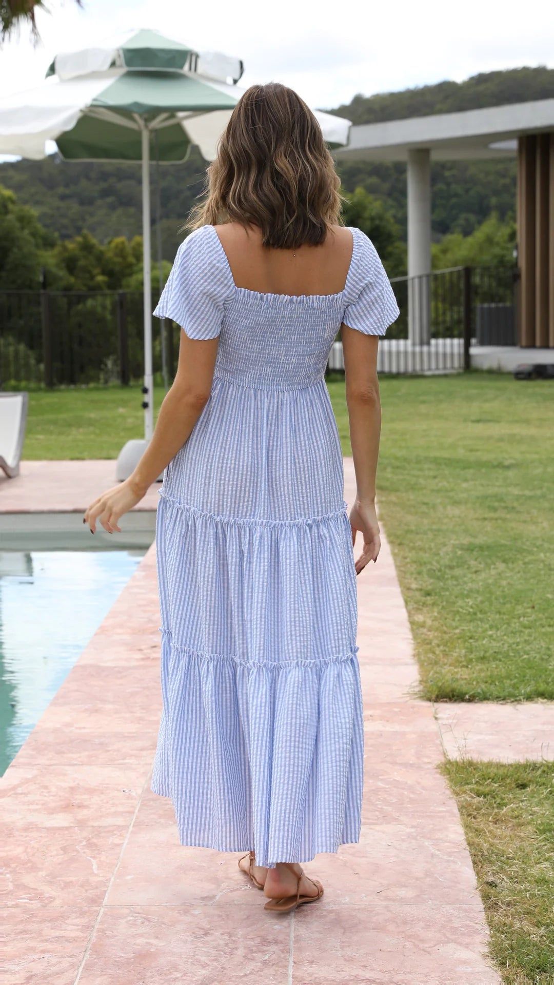 Daydreamer Dress - Blue Stripe