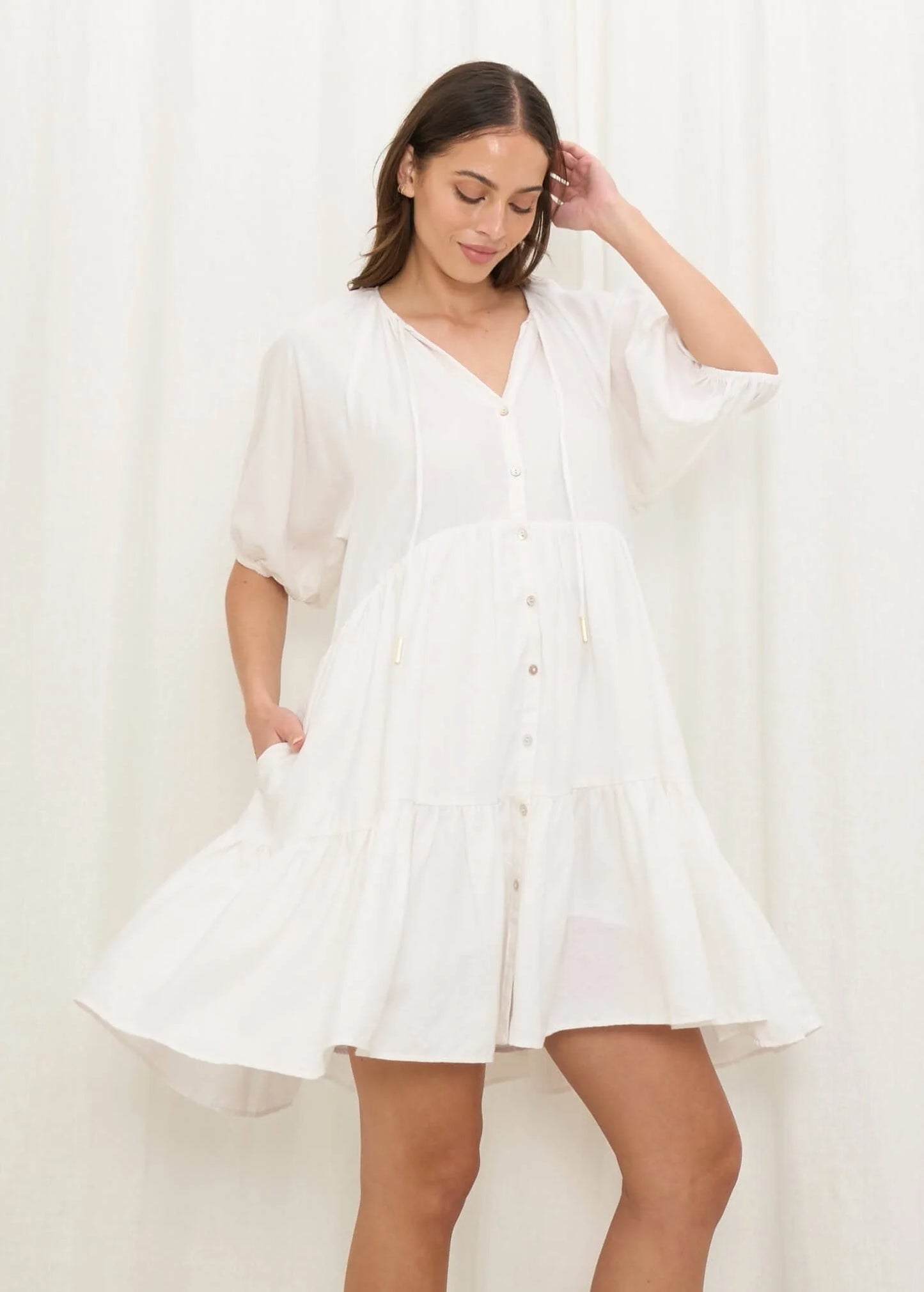 Lottie Dress - White