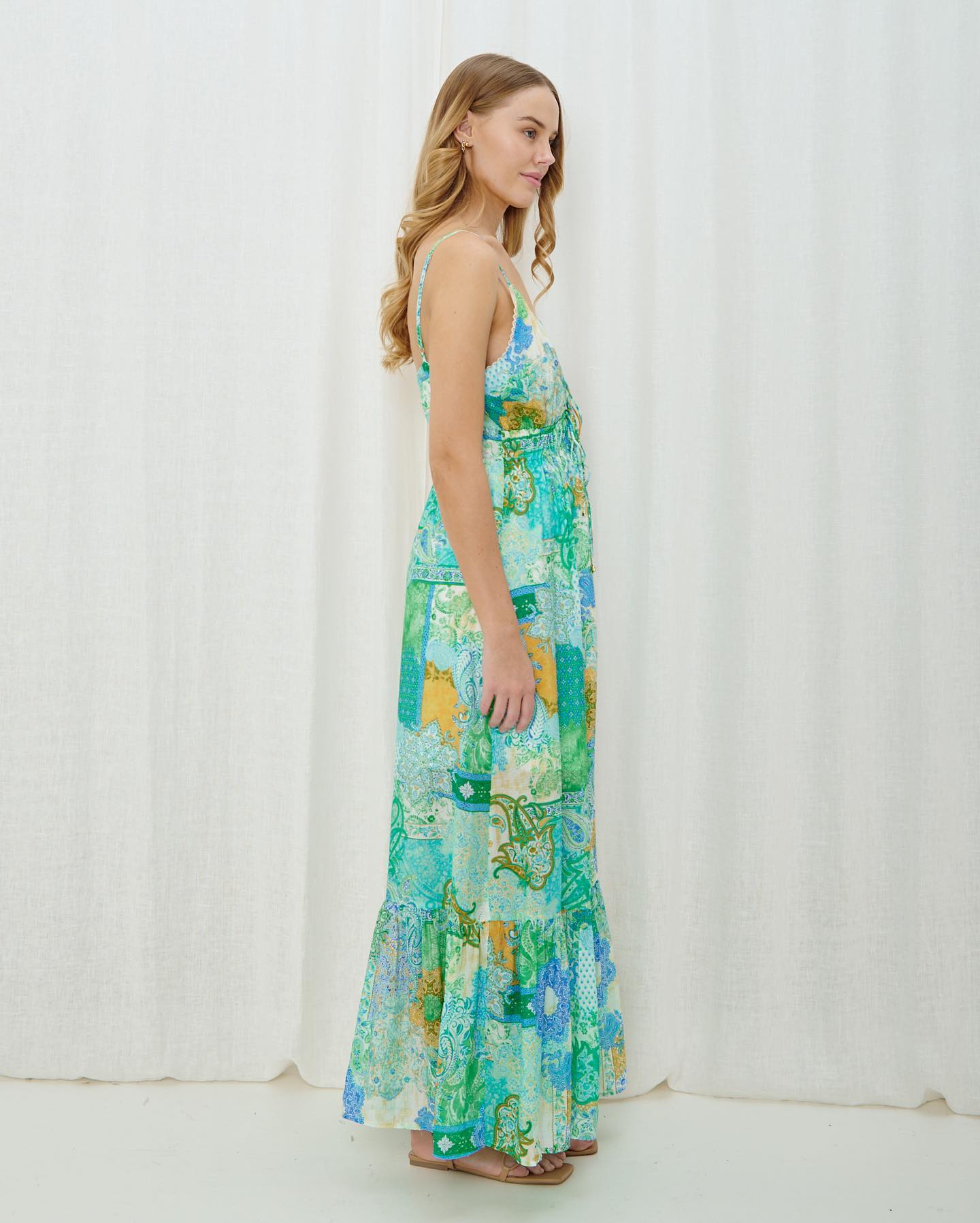 Juliette Dress - Cyan