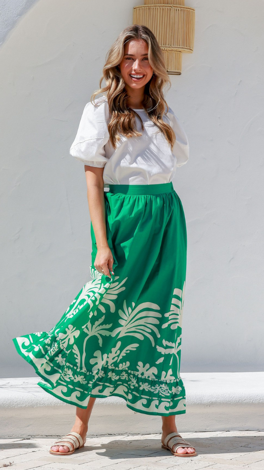 Imogen Skirt - Green