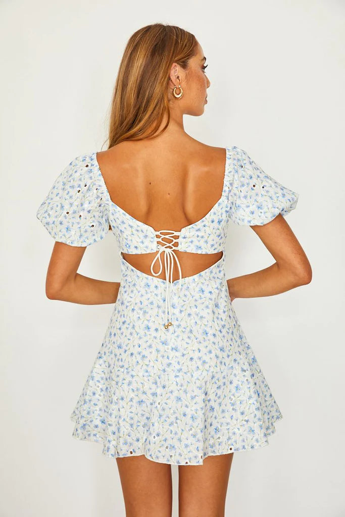 Blue Daisy Dress