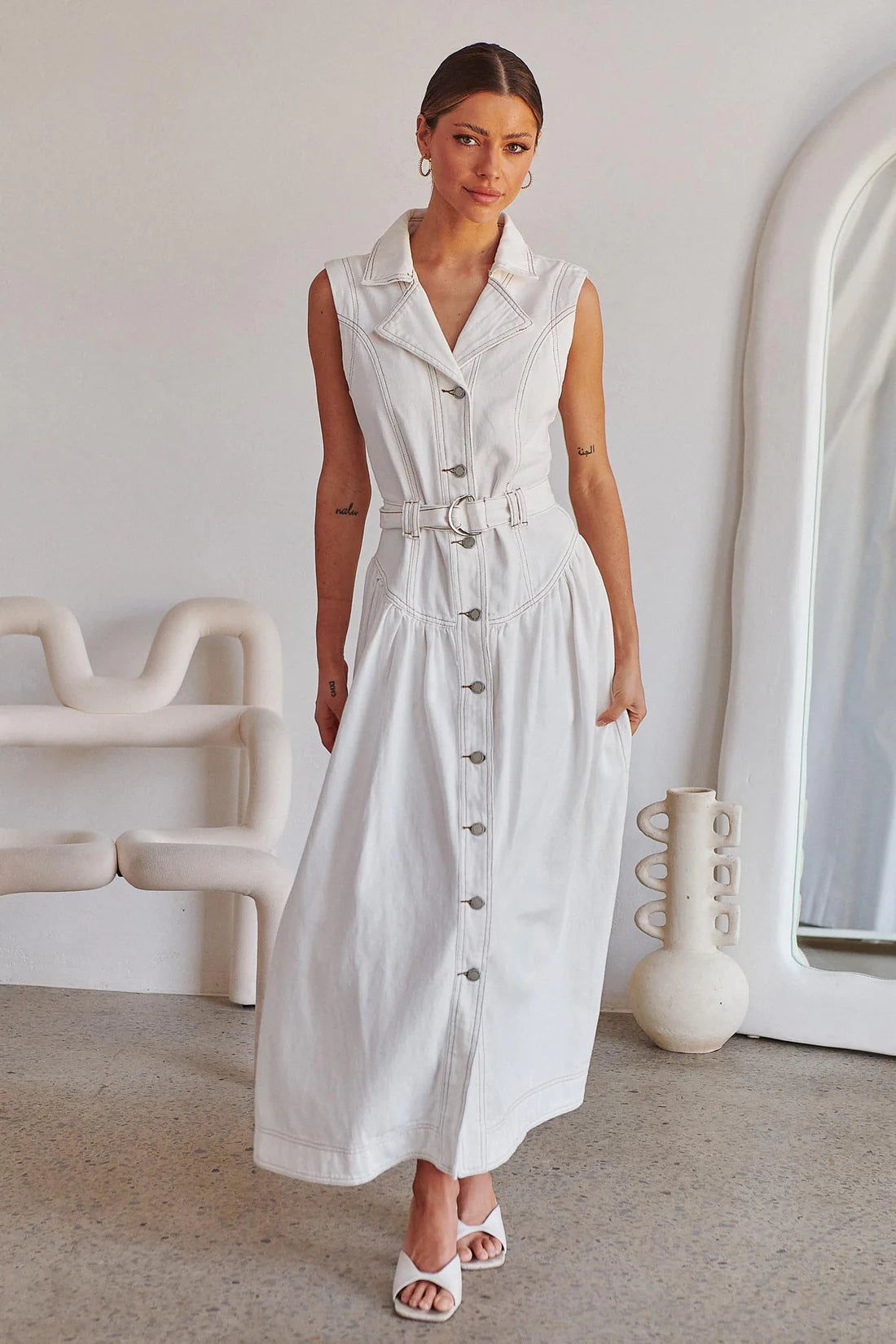 Outlander Dress - White