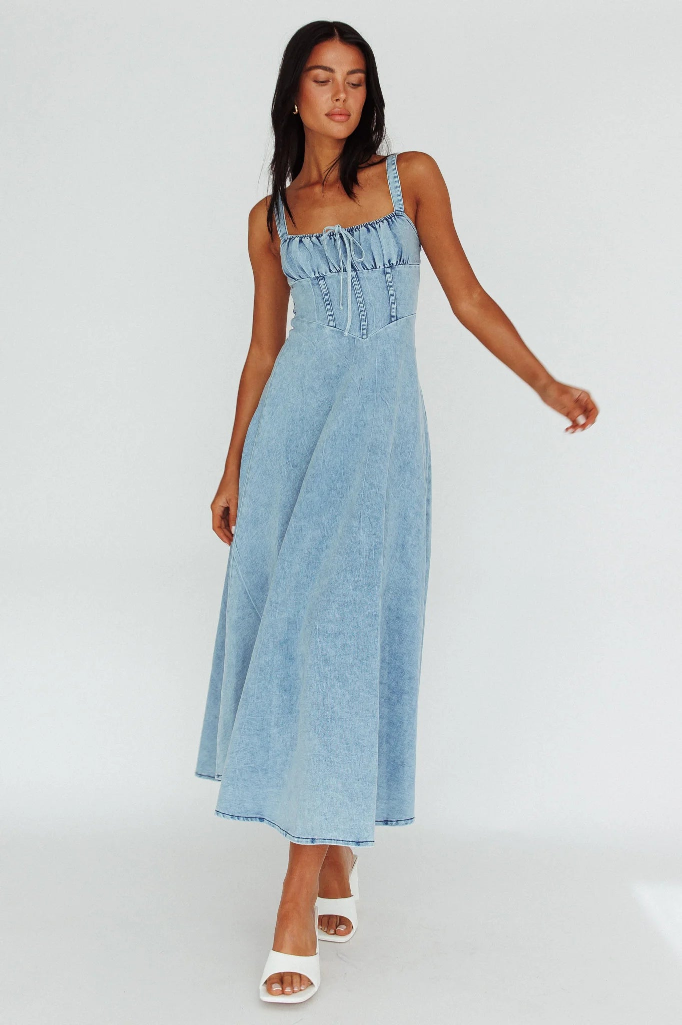 Tommy Dress - Denim Blue