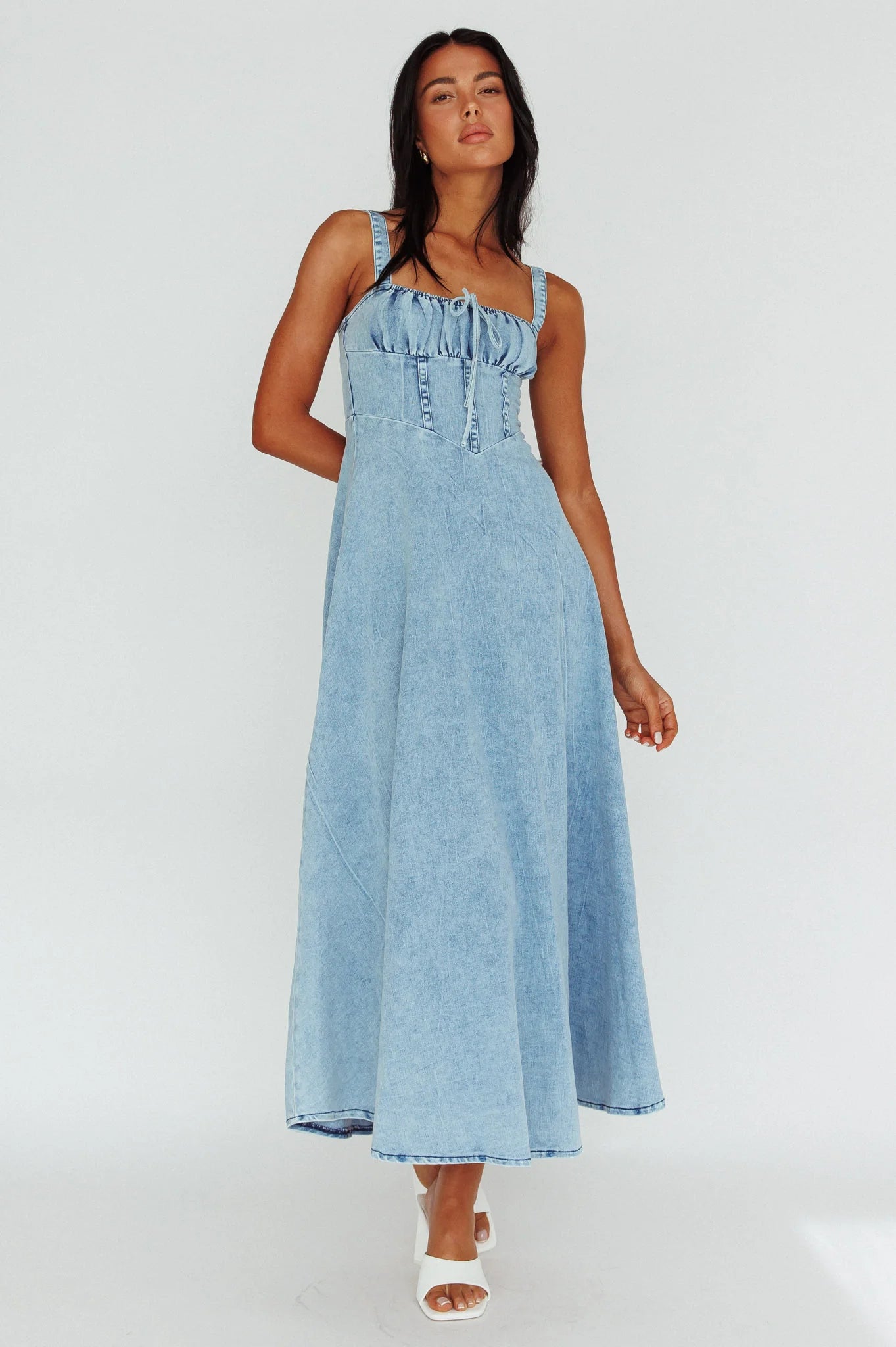 Tommy Dress - Denim Blue