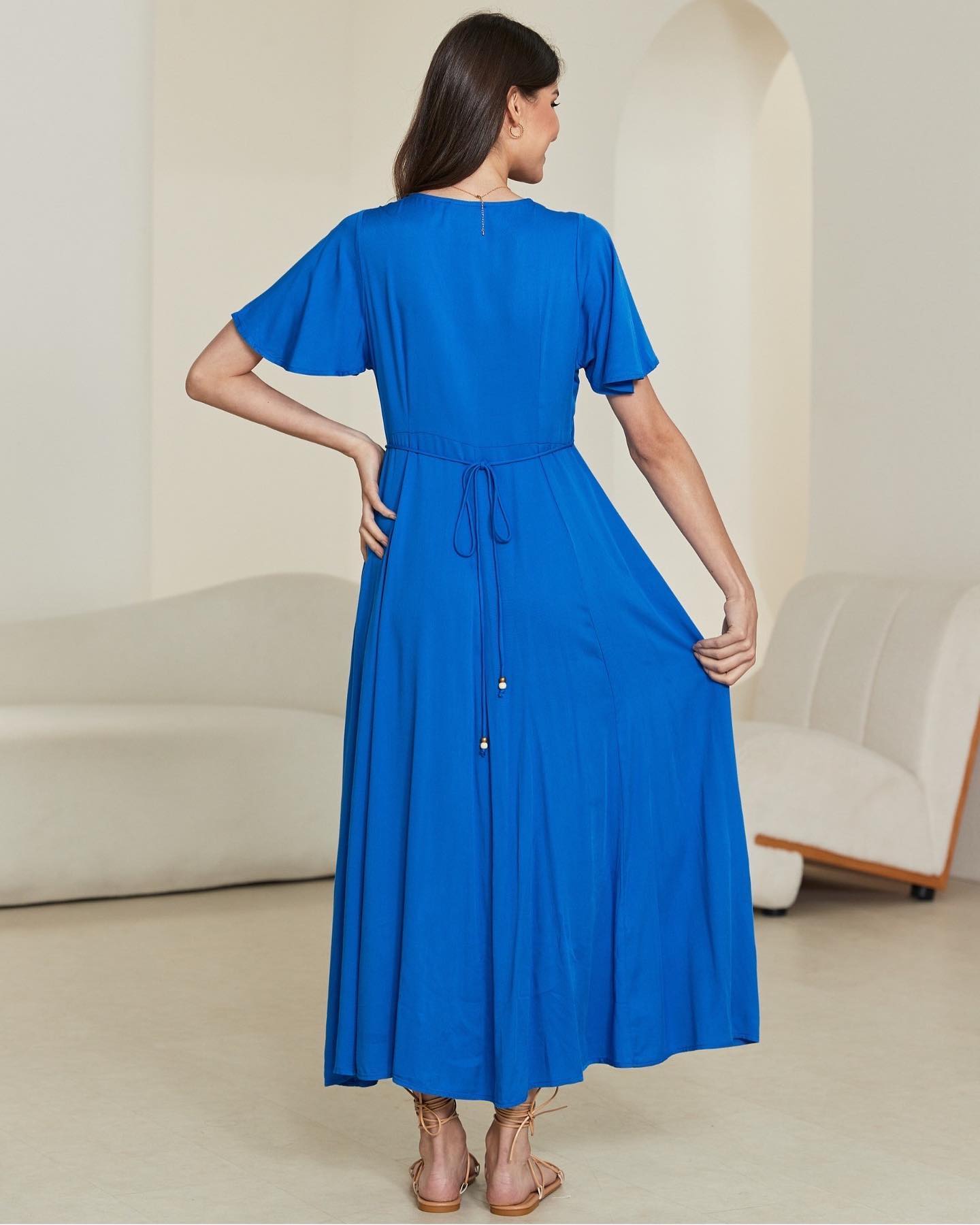 Poppy Dress - Blue