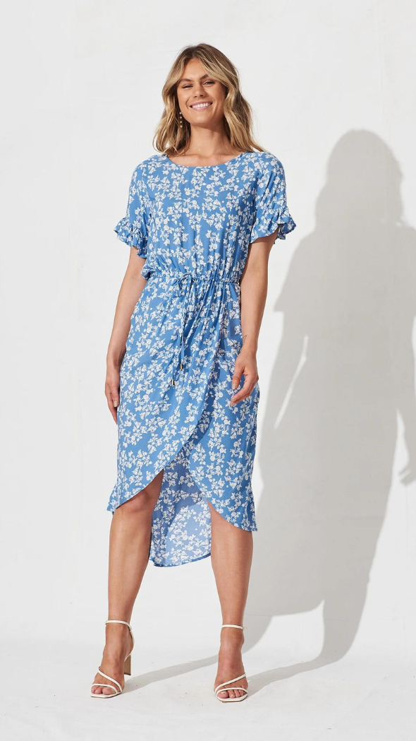 Maribella Dress - Blue