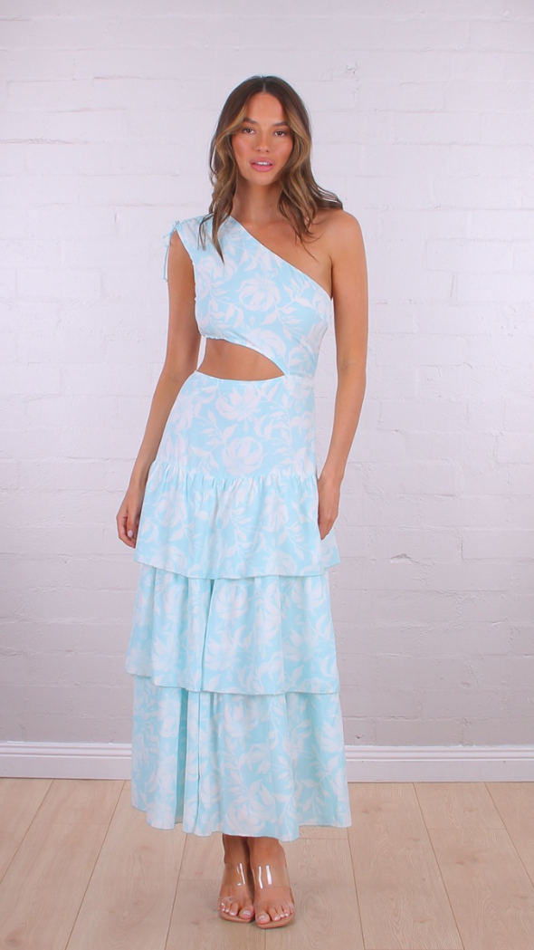 Caspian Dress - Icy Blue