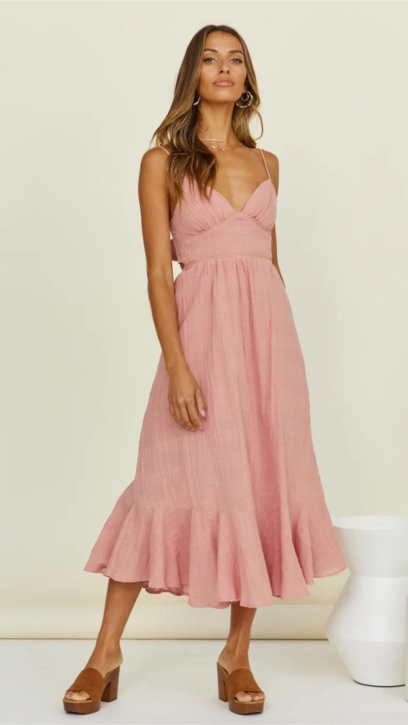 Lizzy Dress - Rose