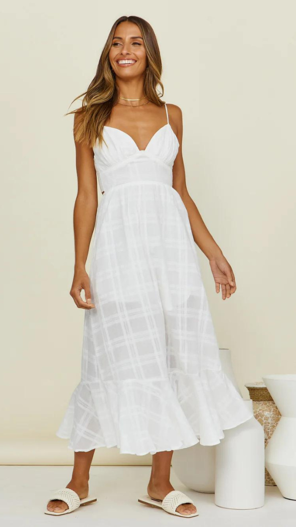 Lizzy Dress - White