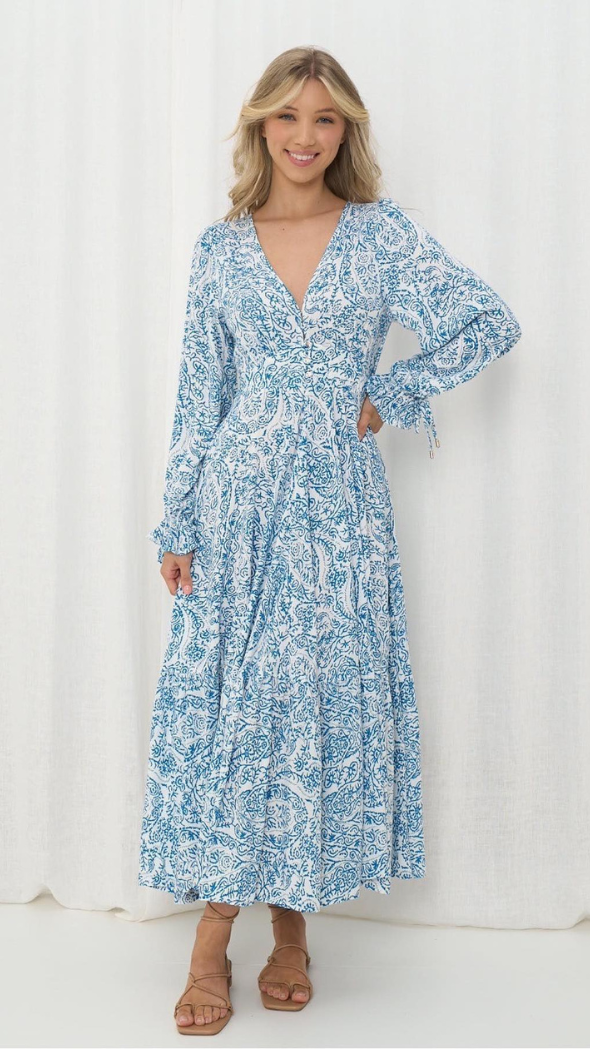 Parsons Dress - Reef LS
