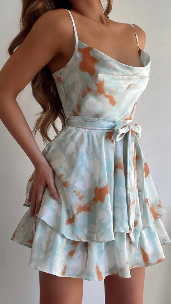Sacha Dress - Aqua