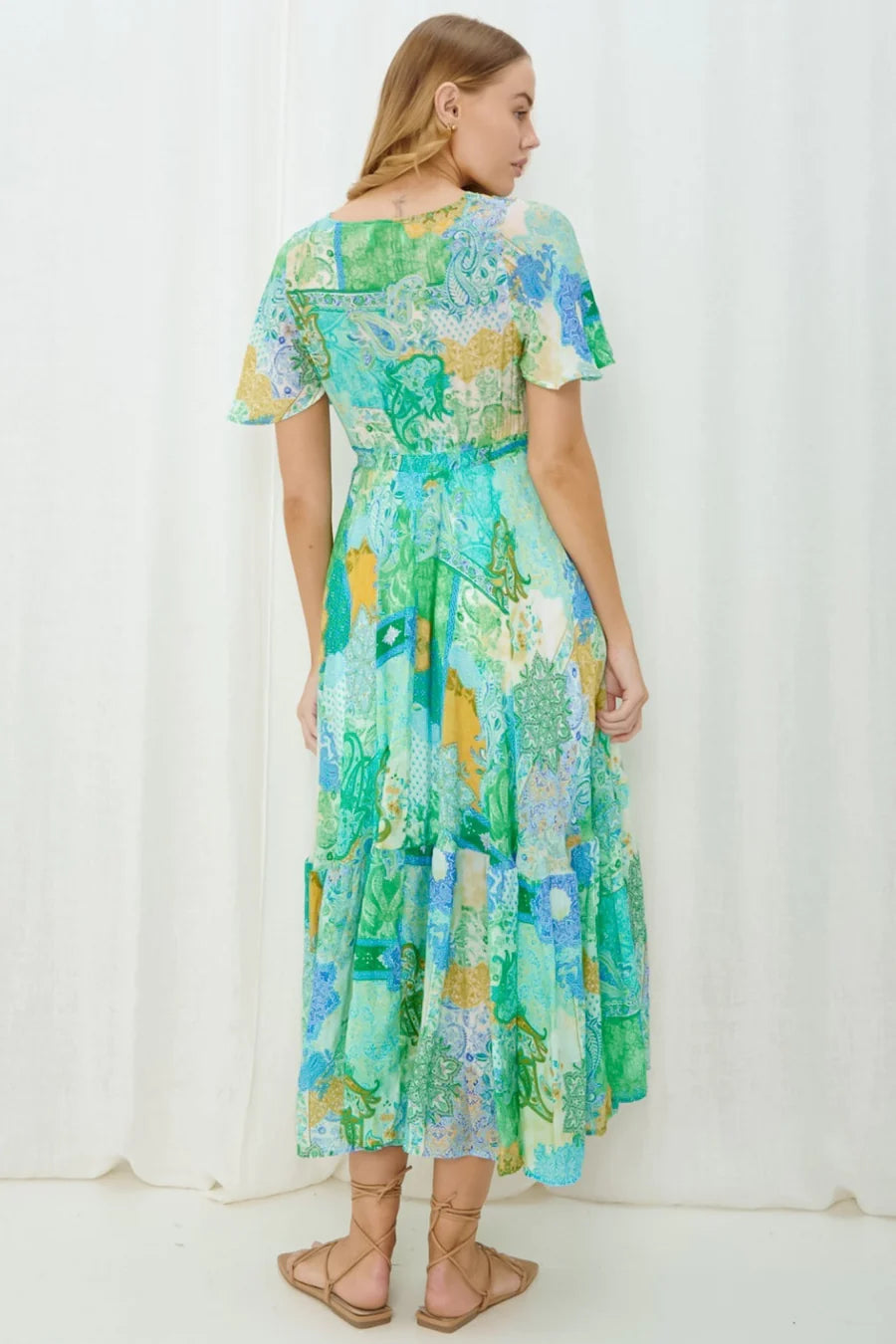 Parsons Dress - Cyan