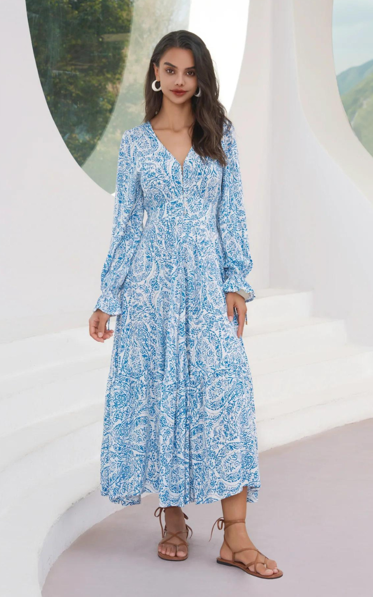 Parsons Dress - Reef LS