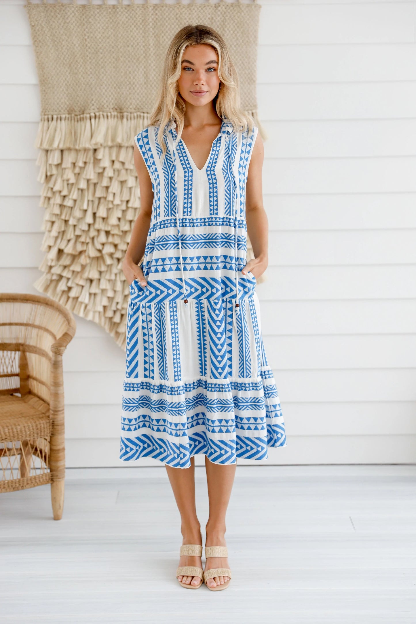 Ibiza Maxi Dress - Blue