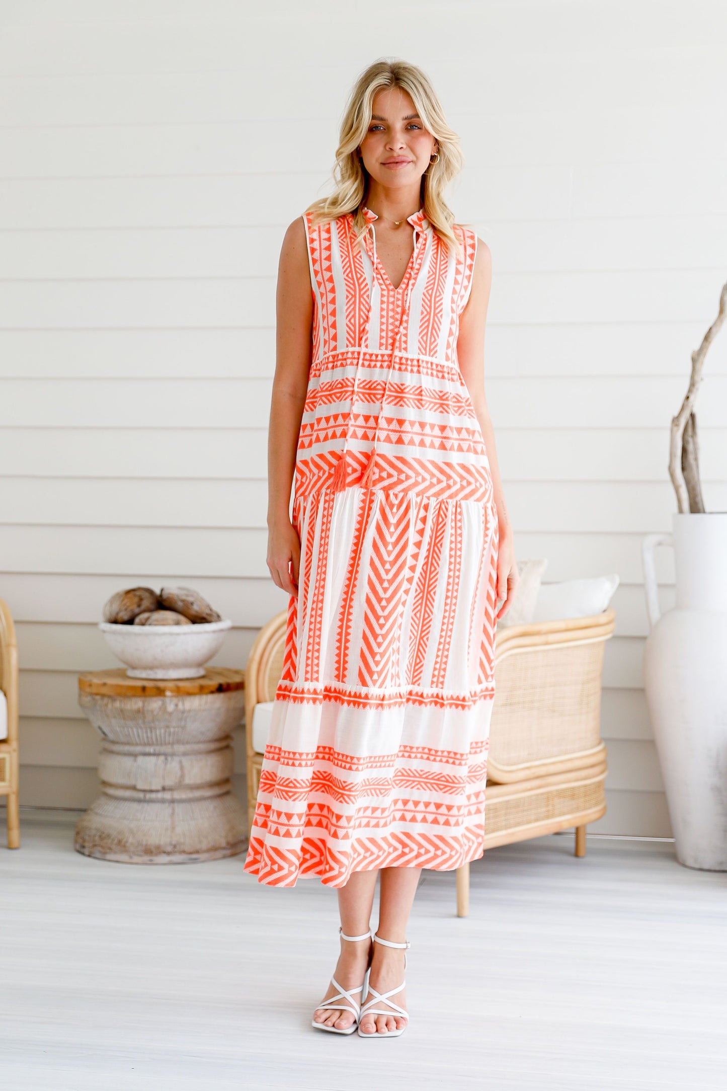 Ibiza Maxi Dress - Orange