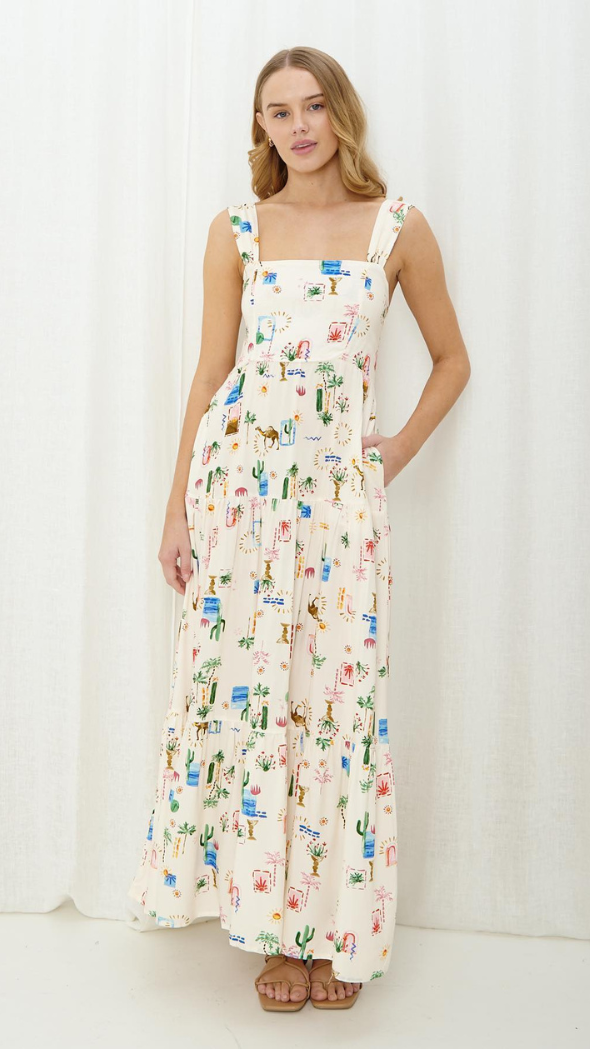 Botanical Dress - Hola