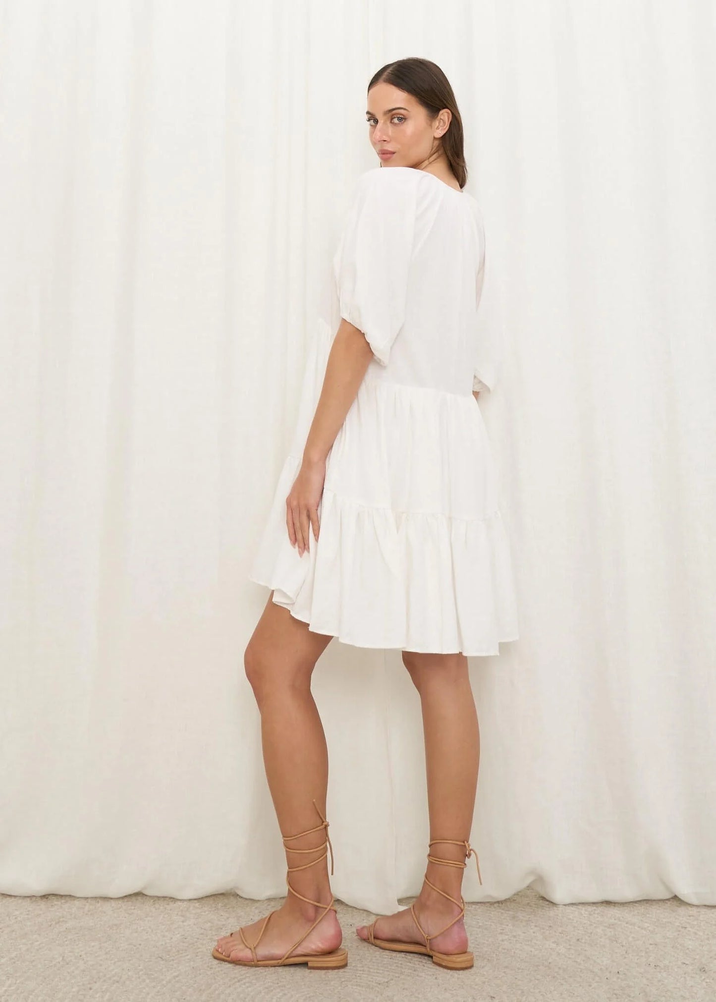 Lottie Dress - White