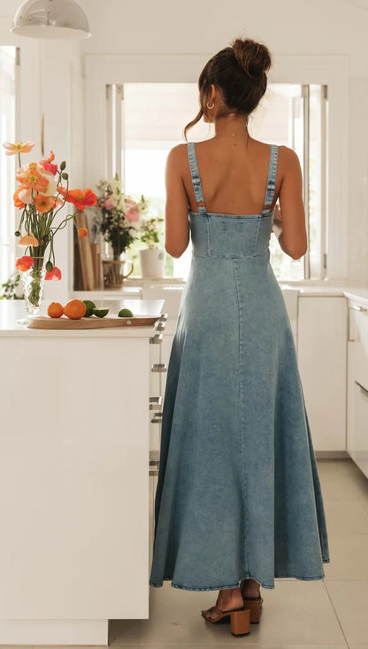 Tommy Dress - Denim Blue