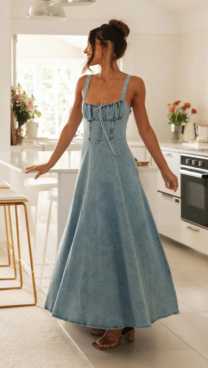 Tommy Dress - Denim Blue