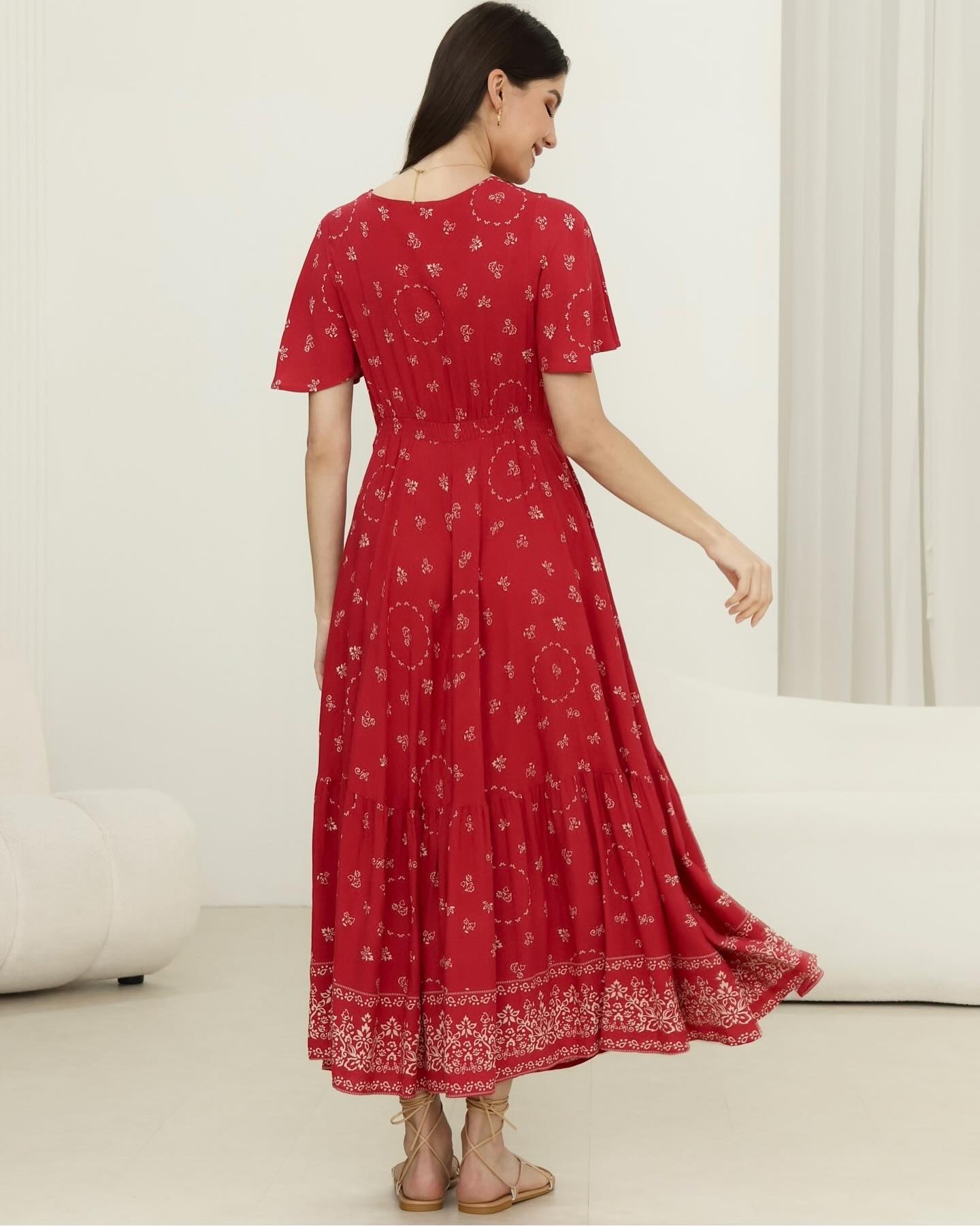 Parsons Dress - Red