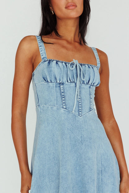 Tommy Dress - Denim Blue