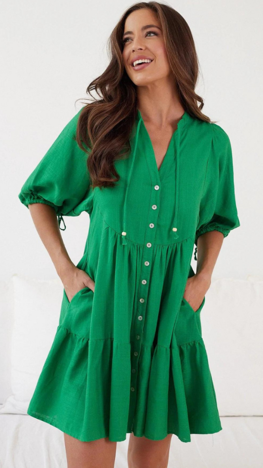 Melody Dress - Green