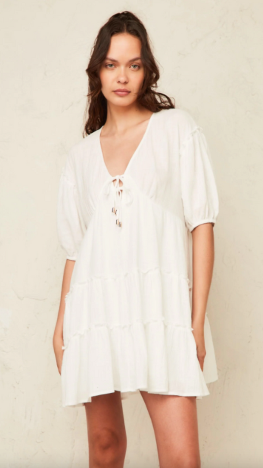 Cassia Dress - White