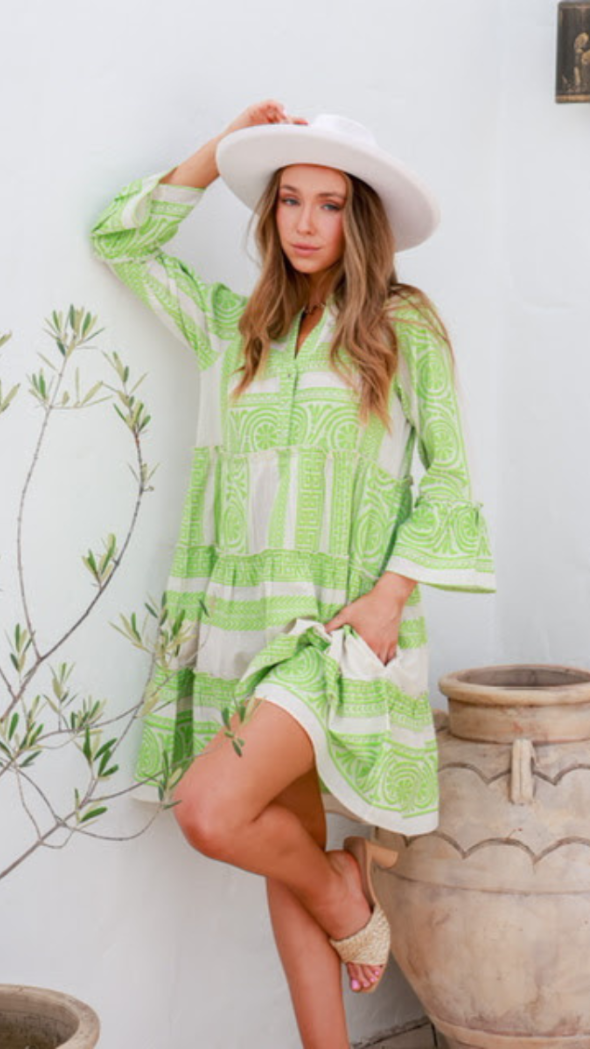 Ibiza Dress - Circular Green