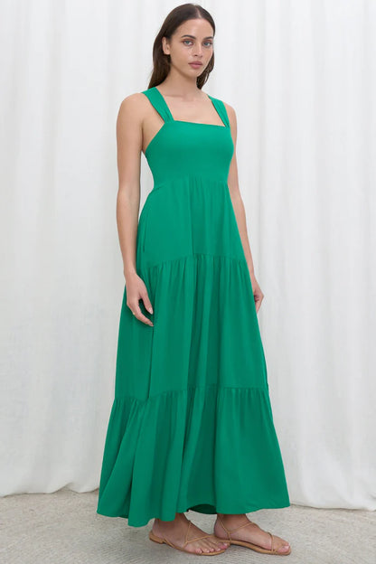 Botanical Dress - Green