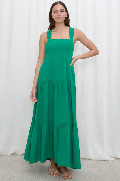 Botanical Dress - Green