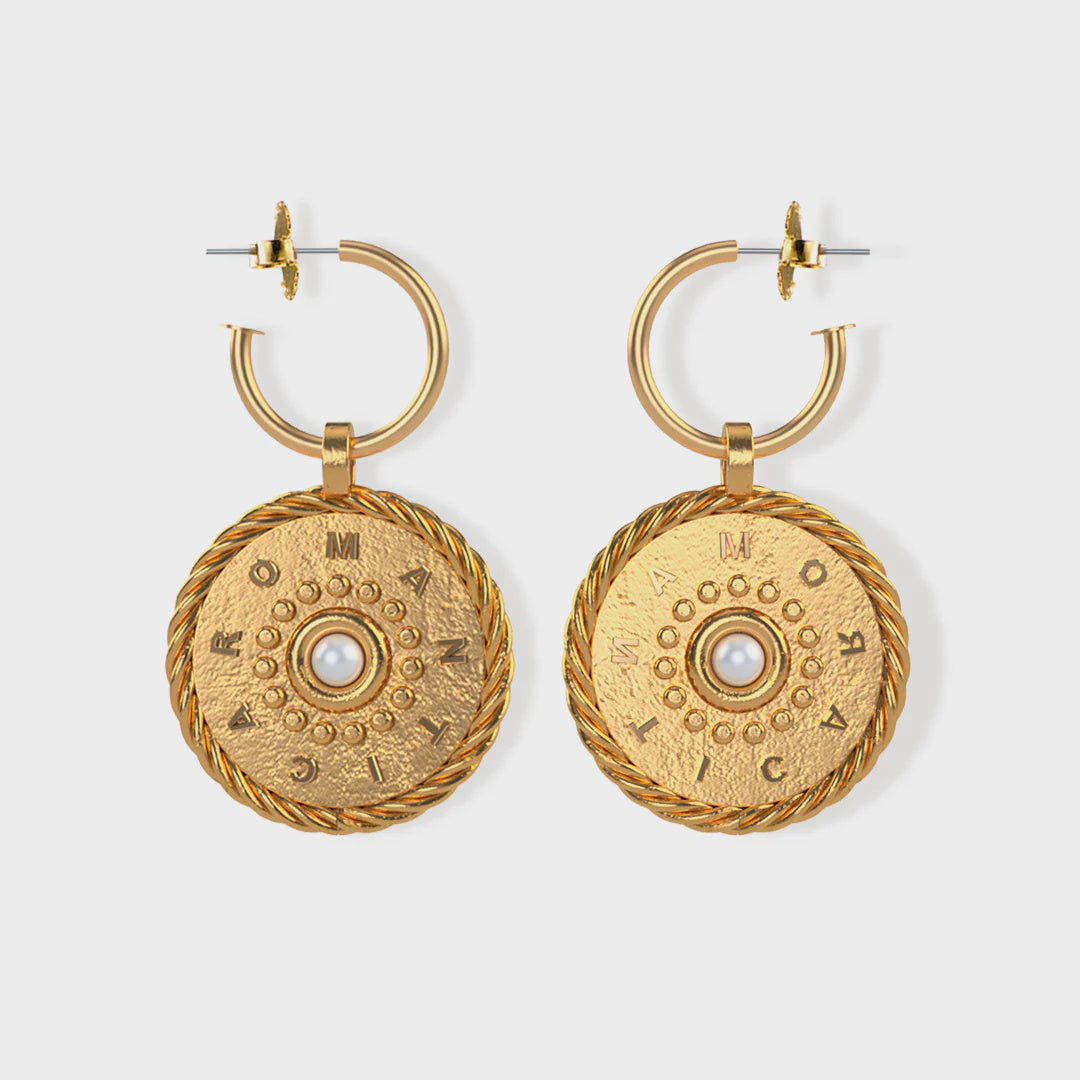 Romantic Medallion Earrings